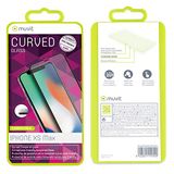 MUVIT displaybescherming van gehard glas, gebogen, zwart frame voor iPhone 11 Pro Max/XS Max