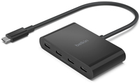 Belkin 4-Port USB-C Hub - 100W PD - Black