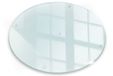 Tulup Planche à découper en verre - 30 cm - Transparent
