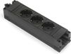 Bachmann stekkerdoos met Wieland GST18® installatiestekker en 3 contacten / zwart