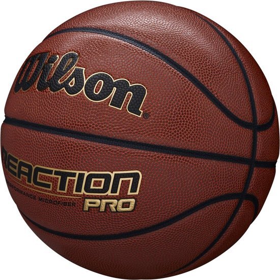 Wilson Reaction Pro Basketbal - Indoor/Outdoor - Bruin - Official Size