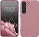 kwmobile telefoonhoesje geschikt voor Samsung Galaxy S23 - Back cover in mat oudroze