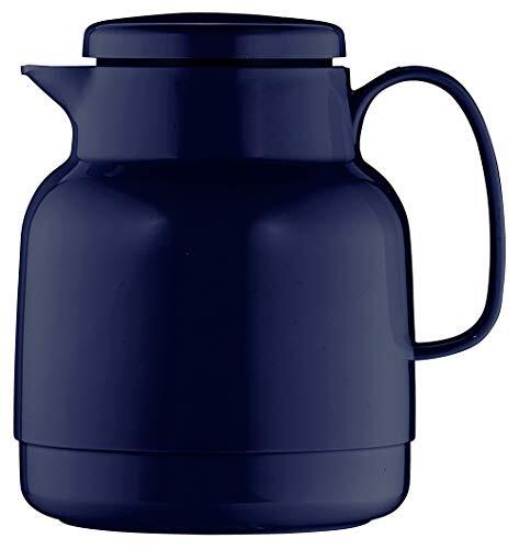 Helios Mondo kunststof thermoskan, donkerblauw, 1 liter