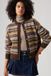 Levi's Charlotte gilet à col rond - Femme - M - Multicolore / Lea Fairisle Java