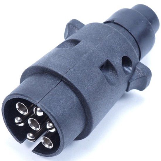 Huismerk Remreinigerkoning Stekker 7-polig plastic Zwart