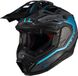 Nexx X.Rally Yuma Endurohelm - Grijs/blauw - Maat L