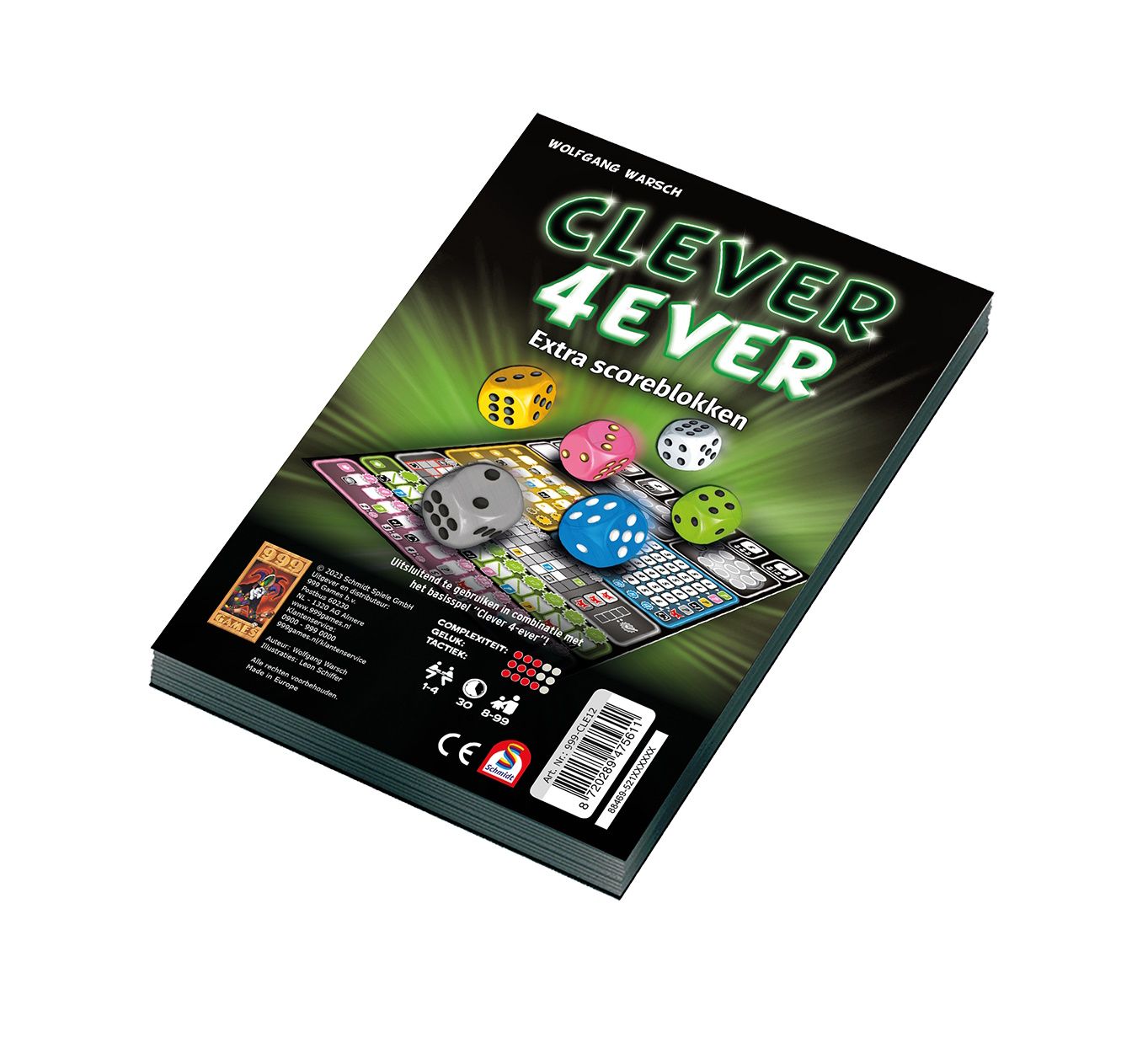 999 Games Scoreblokken Clever 4Ever