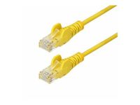 StarTech 1m Yellow Slim CAT6 Ethernet Cable