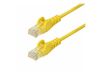 StarTech 1m Yellow Slim CAT6 Ethernet Cable