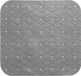 5Five Tapis de douche/baignoire antidérapant - gris - 50 x 50 cm - carré - Tapis de bain avec ventouses - caoutchouc