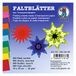 Ursus 2646899 - vouwbladen transparant papier, ca. 10 x 10 cm, 42 g/m², 500 vellen, gesorteerd in 10 kleuren, doorgekleurd, ideale basis voor creatieve knutselwerk
