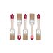 Hardy Working Tools 5-delige set platte kwasten van 35 mm, serie 40