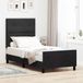 Maison Exclusive - Lit boxspring avec tête de lit, noir, 80 x 200 cm, velours