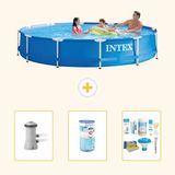 Intex Rond Frame Zwembad - 366 x 76 cm - Blauw