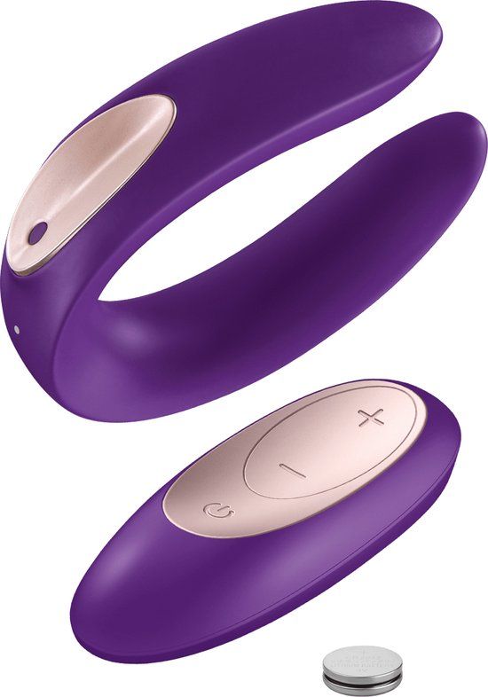 Satisfyer Triple A Import GmbH Koppelvibrator "Partner Plus Remote" paars/goud