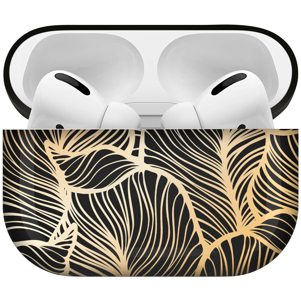 imoshion Hardcover Case voor de AirPods Pro - Golden Leaves