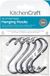 KitchenCraft S-haken Verchroomd RVS Zilver 8 Cm 5 Stuks