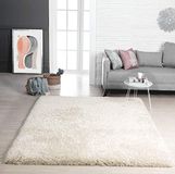 Mia's tapijten Lotte Modern Soft hoogpolig (70 mm) tapijt, beige, 120x160 cm