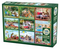 Cobble Hill Puzzle 1000 pièces : Écureuils en vacances