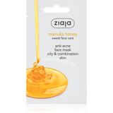 ZIAJA Anti-acne Face Mask ( Mastná + Smíšená Pleť ) - Pleťová Maska S Manukovým Medem Proti Akné