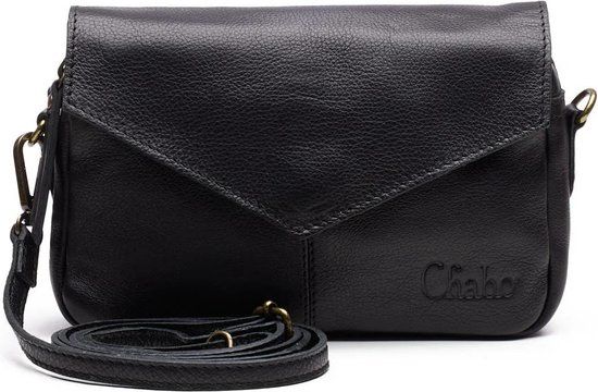 Chabo Bags Envelop Schoudertasje Rio Romy Plain Black