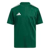 adidas Campeon25 Jersey Kids Shirt, team dark green/white, 13-14 Years