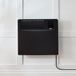Hudson Reed Convecteur électrique intelligent avec WiFi | 42cm x 47,5cm 1000 Watt - Noir | Câblage fixe | Elio - ECOSO