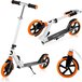 Lionelo Luca Step - Kinderstep - Oranje/Wit - Max. 100 kg - ABEC-7 - Verstelbaar