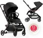 Hamilton by Yoop Hamilton T1 Buggy - Zwart - 360° Draaibare Stoel - MagicFold™ Technologie - Inklapbaar - Reflecterende Wielen - 22 kg - 0-4 jaar
