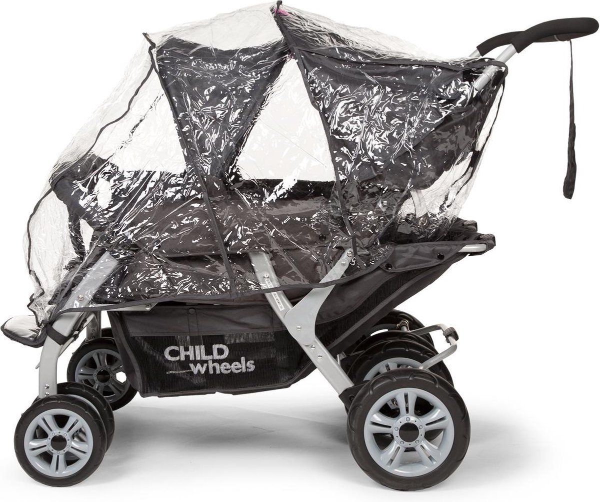 Childhome Regenhoes voor CWQD - Transparant - Antraciet