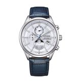 Citizen BY1030-09A Horloge - Leer - Blauw - Ø 42 mm