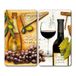 Kesper 3653713 glazen multi-snijplank