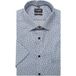 OLYMP Luxor Modern Fit Chemise Manches Courtes Bleu