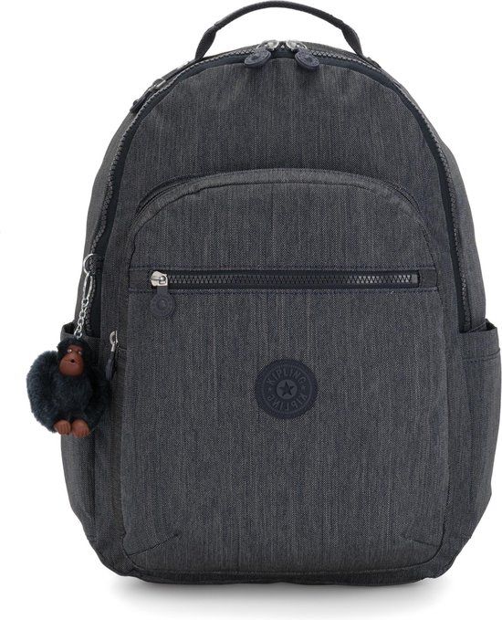 Kipling SEOUL Rugzak - MARINE NAVY - 27L - Polyester - Unisex - Kinderen