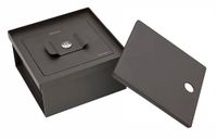 ARREGUI Terra 22804W-S1 Camouflagekluis voor verborgen bodeminstallatie, kleine inbouwkluis, geheime geldverstopplaats, 10 x 20 x 20 cm, 2,3 l, zwart