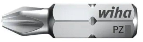 Wiha Bit Standard 25mm (¼″) Pozidriv (PZ1) - 01688