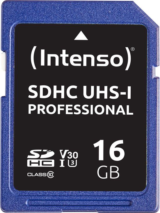 Intenso Professional SDHC - 16 GB - Class 10 - 100 MB/s