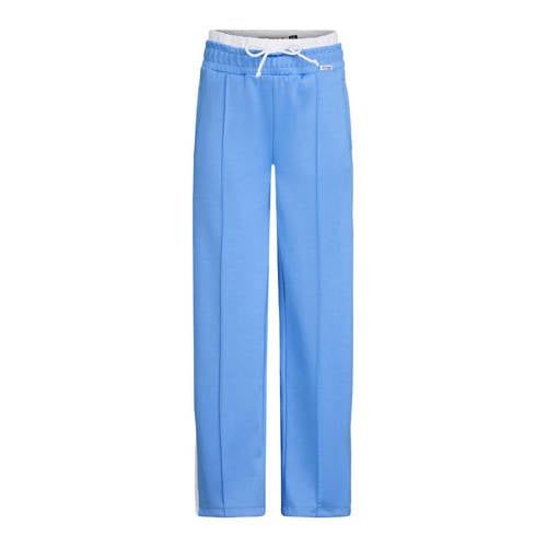 Retour Jeans wide leg regular waist casual broek blauw
