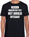 Bellatio Decorations Kerst is: wachten tot het jurkje uitgaat Kerstshirt / Kerst t-shirt zwart voor heren - Kerstkleding / Christmas outfit L