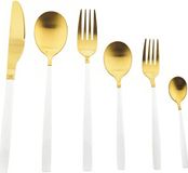 Set de couverts 36 pièces, acier inoxydable 18/10, convient pour la maison ou le restaurant. Numéro d'article : 8126