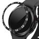kwmobile Bague de protection pour Samsung Galaxy Watch 4 Classic (46mm) Fitness Tracker - Anneau de lunette pour montre connectée - Bague de protection pour montre connectée en noir / argent.