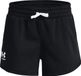 Under Armour Rival Fleece Short 1369858-001 Dames Zwart XS