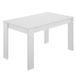 DEKIT Sami eettafel of keuken, stevig, melamine, wit, 77 x 139 x 81 cm