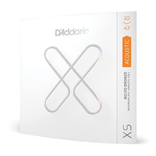 D'ADDARIO XS 80/20 Brons gecoate akoestische gitaar snaren 10-47 Extra Light