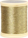 Merkloos Creativ Company B.V. Draad op rol - 1x - 40 meter - metallic - hobbydraad - Hobby/knutsel touw - Goudkleurig