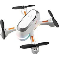 SZSMART H28 Mini Kleuren Geleide Lichtdrone met 720P Dubbele Camera 1 Batterij Levensduur: 8 Min Wit
