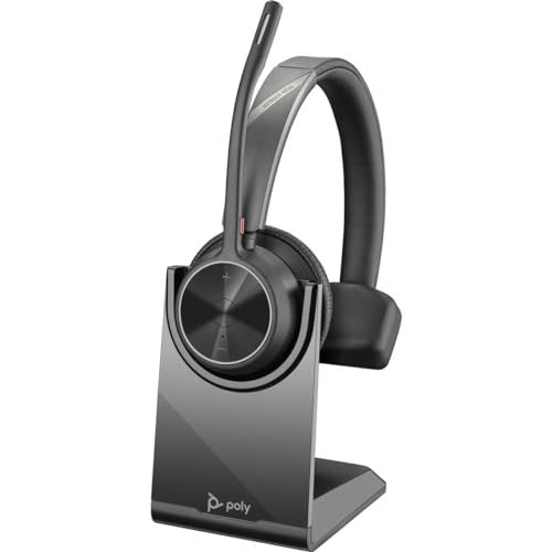 POLY Voyager 4310 UC Headset Draadloos Hoofdband Kantoor/callcenter USB Type-A Bluetooth Zwart