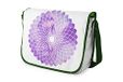 Bonamaison Digitaal bedrukte Messenger schooltas met kaki riem voor studenten, crossbody tas, koerierstas, schoudertas voor kinderen, meisjes, jongens, maat: 29x36 cm