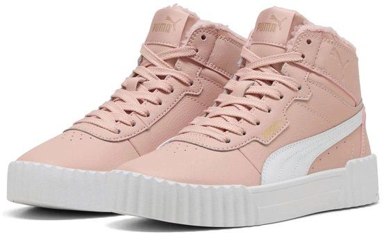 Puma Carina 3.0 Mid Winter Sneakers Junior - Roze/Wit - Maat 39