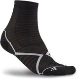 Craft Sokken-Online Hardloop enkelsokken met duurzame wolmix – Black white – 40-42